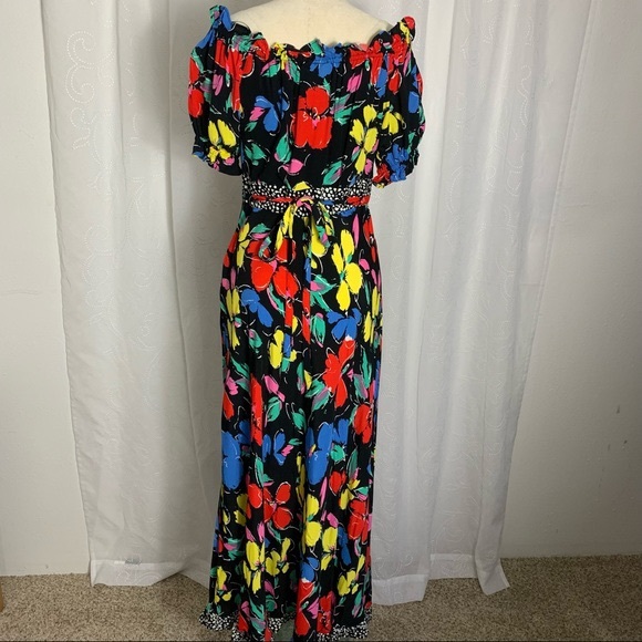 RIXO Dresses Rixo X Target Black Floral Maxi Dress Poshmark